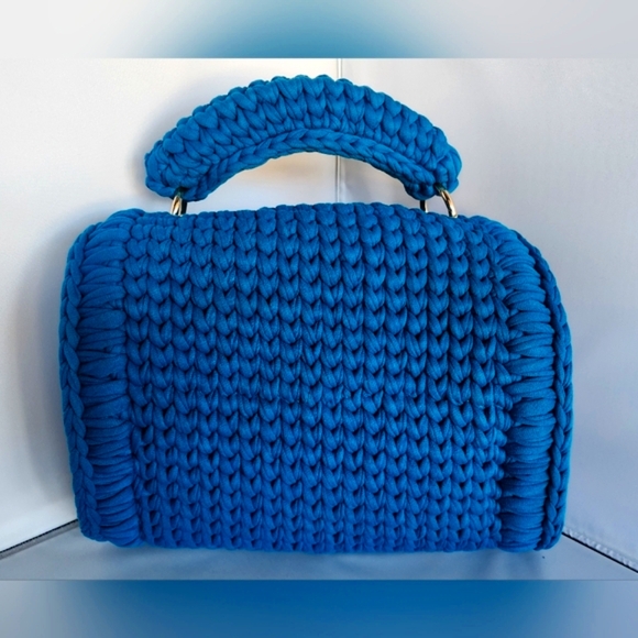 Zialoo Tapah Elegant Turquoise Braided Shoulder Bag - Picture 4 of 15